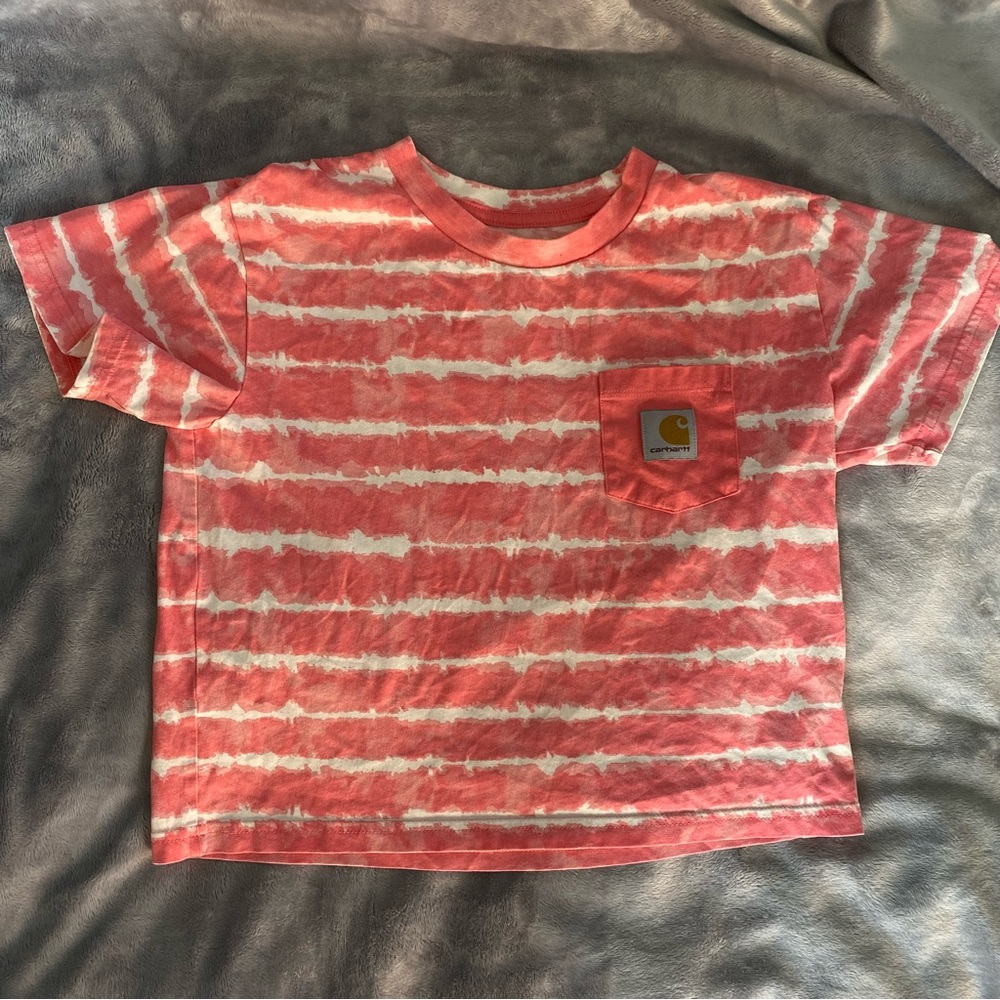 Carhartt Kids Coral Tie-Dye T-Shirt